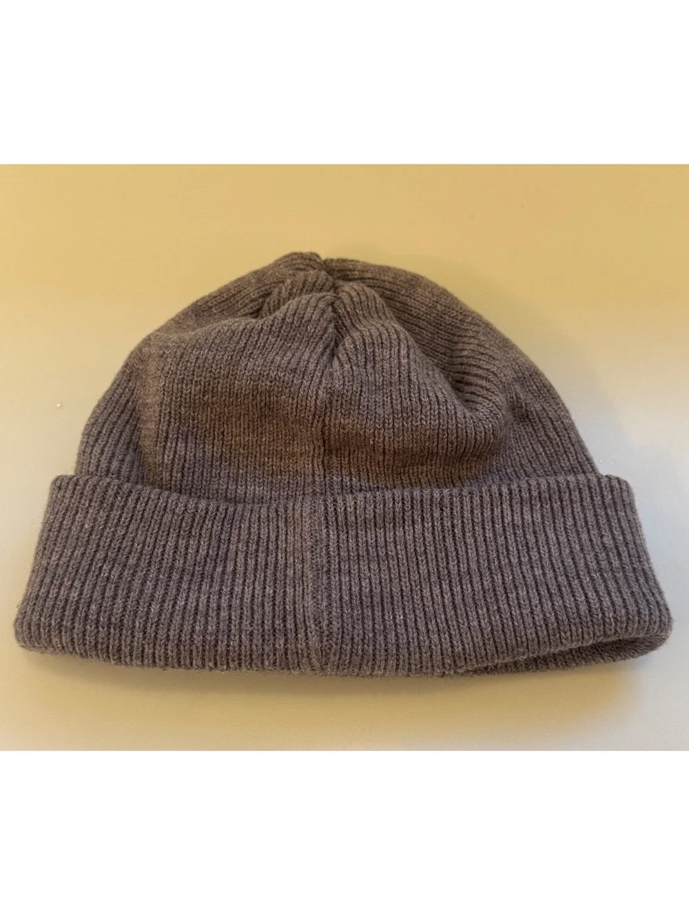 Adidas Gray Acrylic Knit Beanie Hat